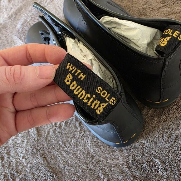 Dr. Martens 1460 Greasy Black Leather Boots Mens 13 NWT - Matte Combat Core - Picture 15 of 16